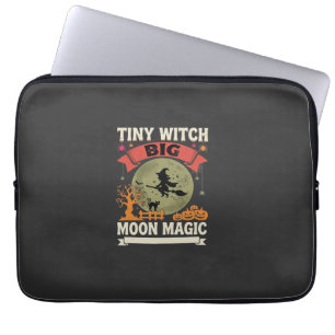 Halloween Baby Witch Moon Magic Laptop Sleeve