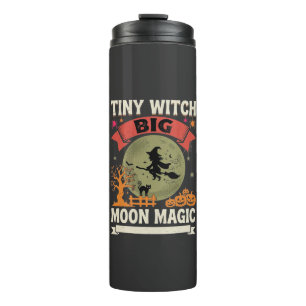 Halloween Baby Witch Moon Magic Thermal Tumbler