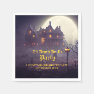 Halloween Bachelorette Party  Napkin