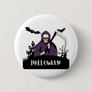 Halloween Bachelorette Party Squad 6 Cm Round Badge