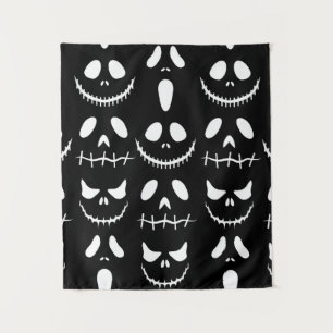 Halloween background. Seamless pattern with hallow Tapestry