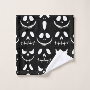 Halloween background. Seamless pattern with hallow Wash Cloth