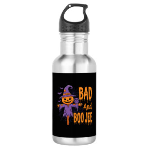 Halloween Bad And Boo Jee Scarecrow Graphic 532 Ml Water Bottle