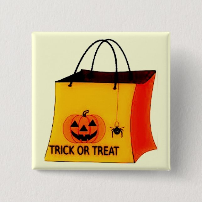 Halloween Bag 15 Cm Square Badge (Front)