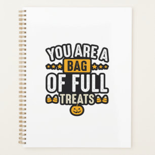 Halloween Bag Of Treats Vintage Vector Design_1 Planner
