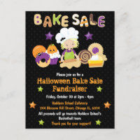 Halloween Bake Sale Fundraiser Invitation