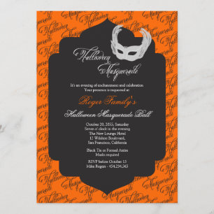 Halloween Ball Invitation