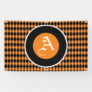 HALLOWEEN BANNER WITH MONOGRAM