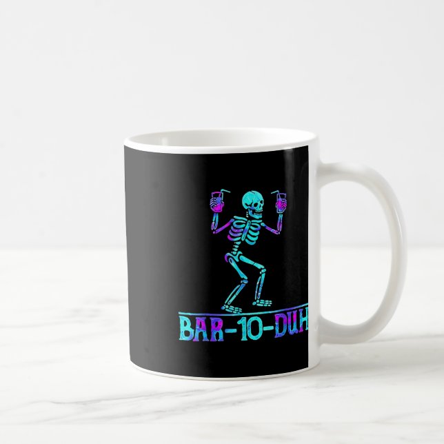 Halloween Bar 10 Duh Skeleton Drinking Costume  Coffee Mug (Right)