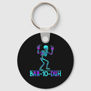 Halloween Bar 10 Duh Skeleton Drinking Costume Key Ring
