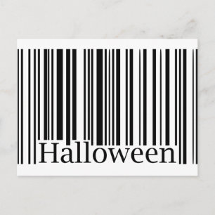 Halloween Barcode Postcard
