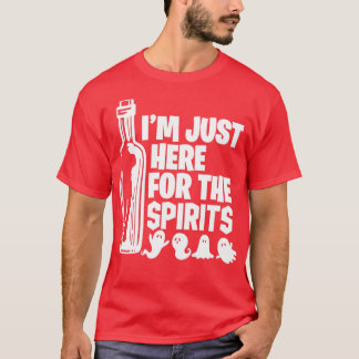 Halloween Barkeeper Ix27m Just Here for The Spirit T-Shirt