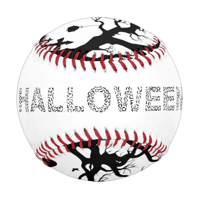 Halloween Baseball Castle and Bats (Front)