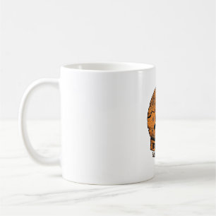 Halloween Baseball Maker Flying Witch Wooden Moon Coffee Mug