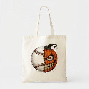 Halloween Baseball Tote Bag