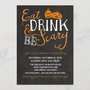Halloween Bash, Costume Party, Adult Party Invitation
