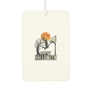 Halloween Basketball Happy Halloween Vintage Sport Car Air Freshener