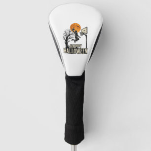 Halloween Basketball Happy Halloween Vintage Sport Golf Head Cover