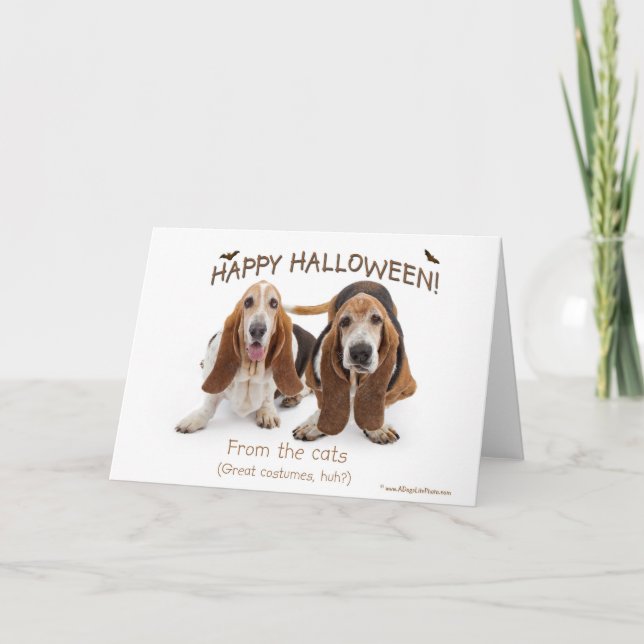 halloween basset card (Front)