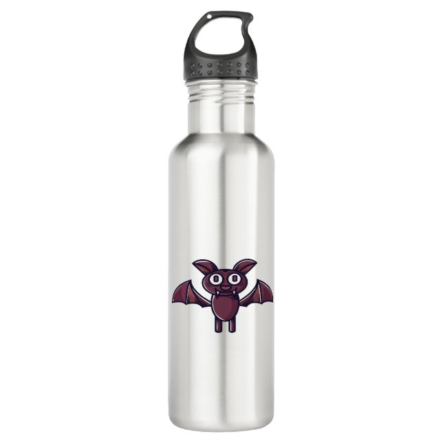 Halloween Bat             710 Ml Water Bottle (Front)