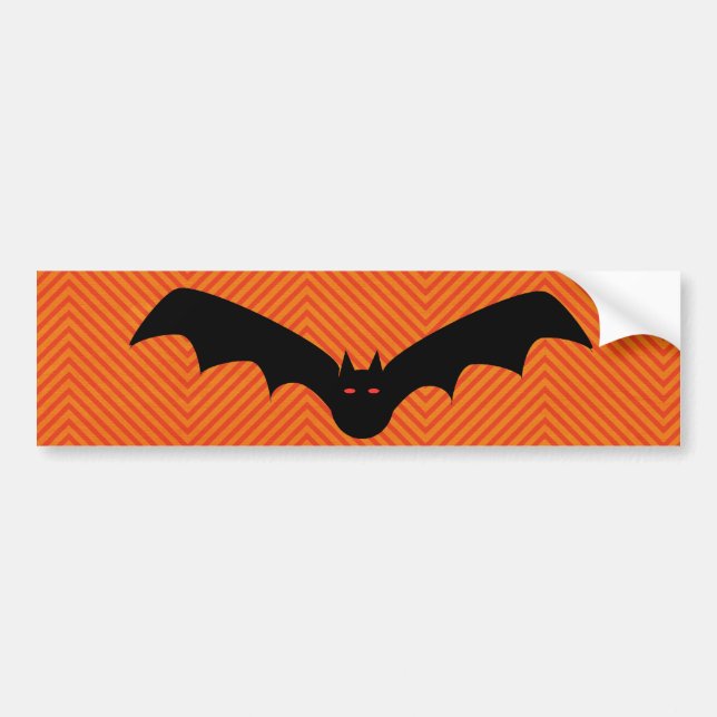 Halloween Bat Bumper Sticker (Front)