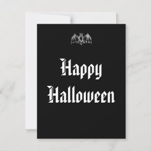 Halloween Bat Card