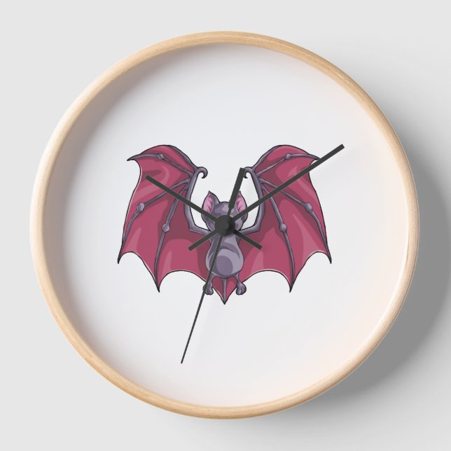 Halloween Bat Clock (Front)