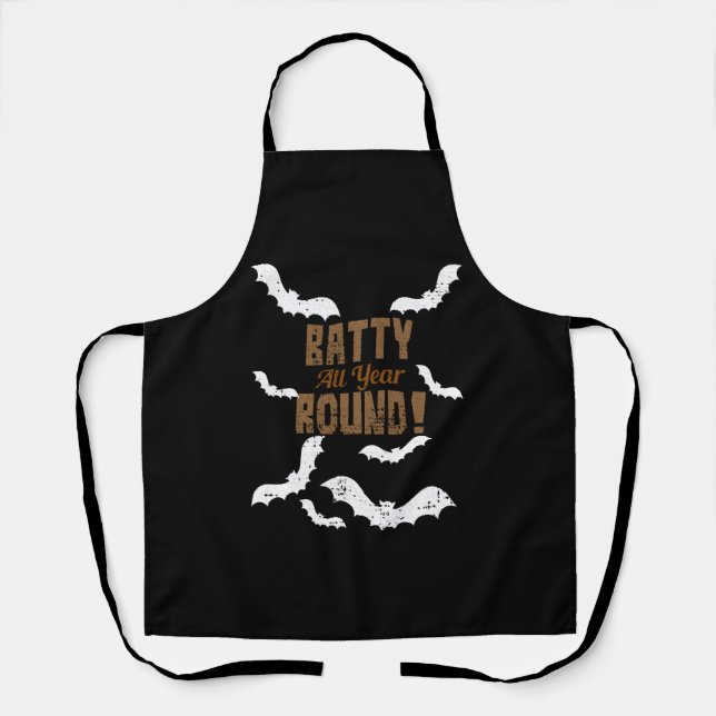 Halloween bat costume apron (Front)