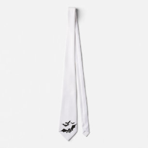Halloween Bat Glitter Texture Design 1 Men's Tie