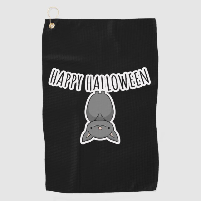 Halloween Bat    Golf Towel (Front)