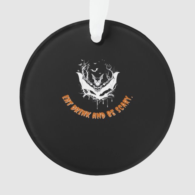 Halloween Bat Hanging For The Essential Ornament (Front)