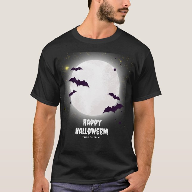 Halloween bat key999 T-Shirt (Front)