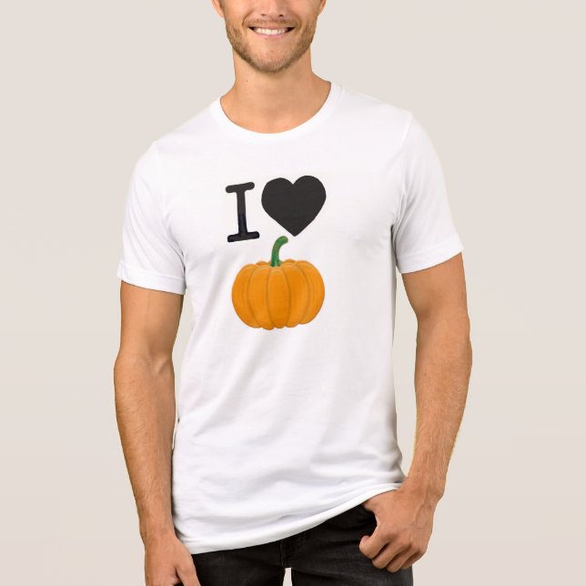 Halloween bat love holiday Tri-Blend shirt (Front)