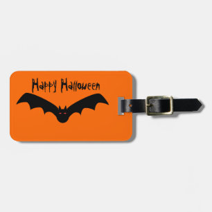 Halloween Bat Luggage Tag