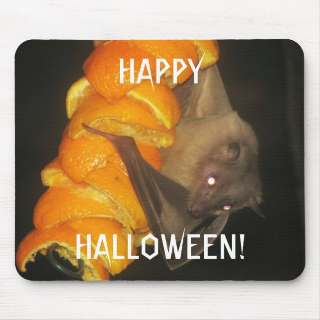 Halloween Bat Mouse Pad (Front)