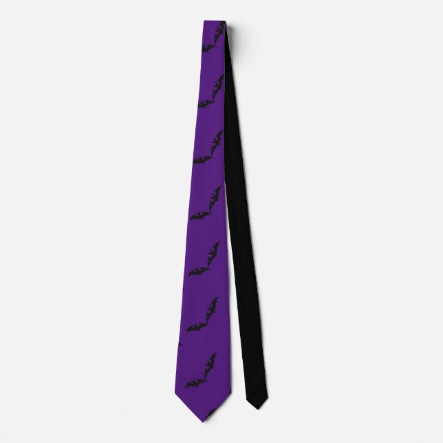 Halloween/bat   neck tie (Front)