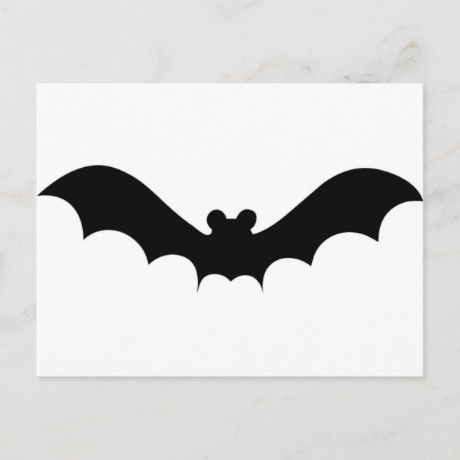 Halloween Bat Postcard (Front)