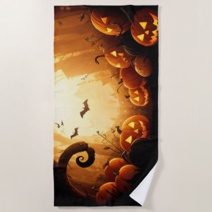 Halloween/Bat/Pumpkin/Fall  Beach Towel