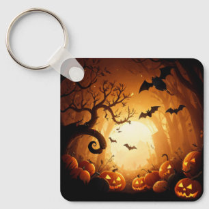 Halloween/Bat/Pumpkin/Fall  Key Ring