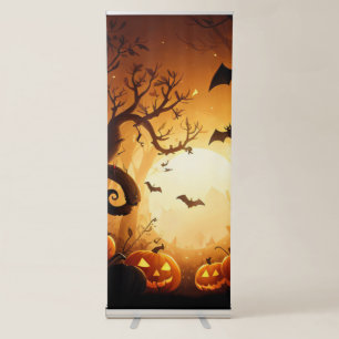 Halloween/Bat/Pumpkin/Fall Retractable Banner