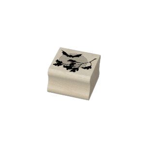 Halloween Bat Rubber Stamp