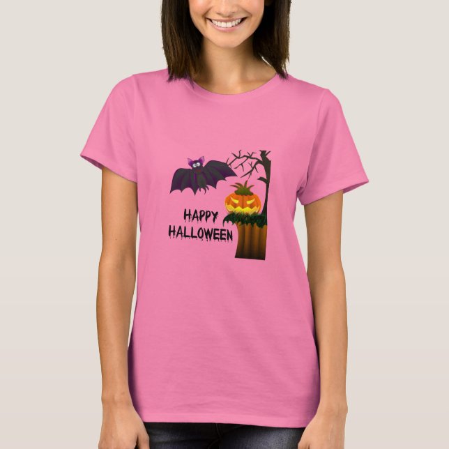 Halloween Bat T-Shirt (Front)