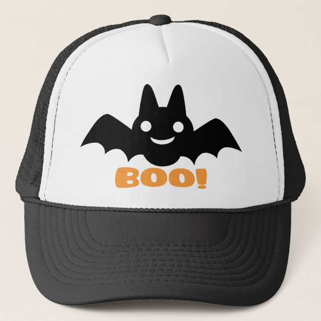 Halloween Bat Trucker Hat (Front)