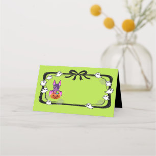 Halloween Bat With Candy Place Card