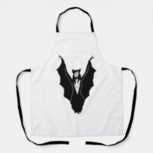 Halloween Bat woman Costume Design for Halloween Apron