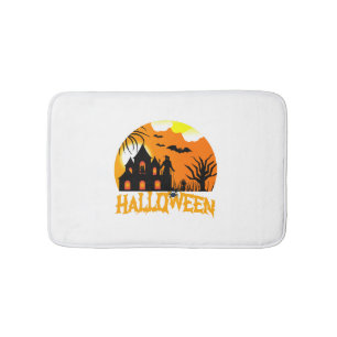 Halloween bath mat