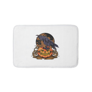 halloween bath mat