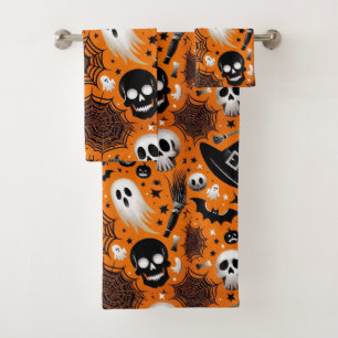 Halloween Bath Towel Set