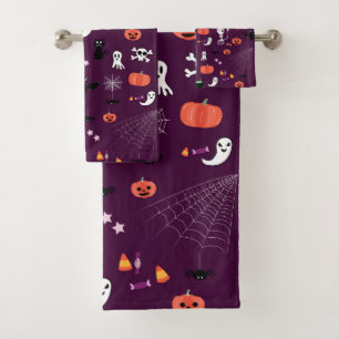 Halloween Bath Towel Set