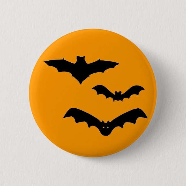 Halloween Bats 6 Cm Round Badge (Front)